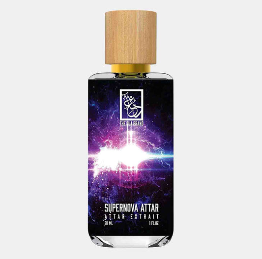Dua Supernova Attar 50% olie sample in een elegante fles met een houten dop, bevat een unieke geurervaring. Dit product bevat 30 ml extract van hoge kwaliteit.