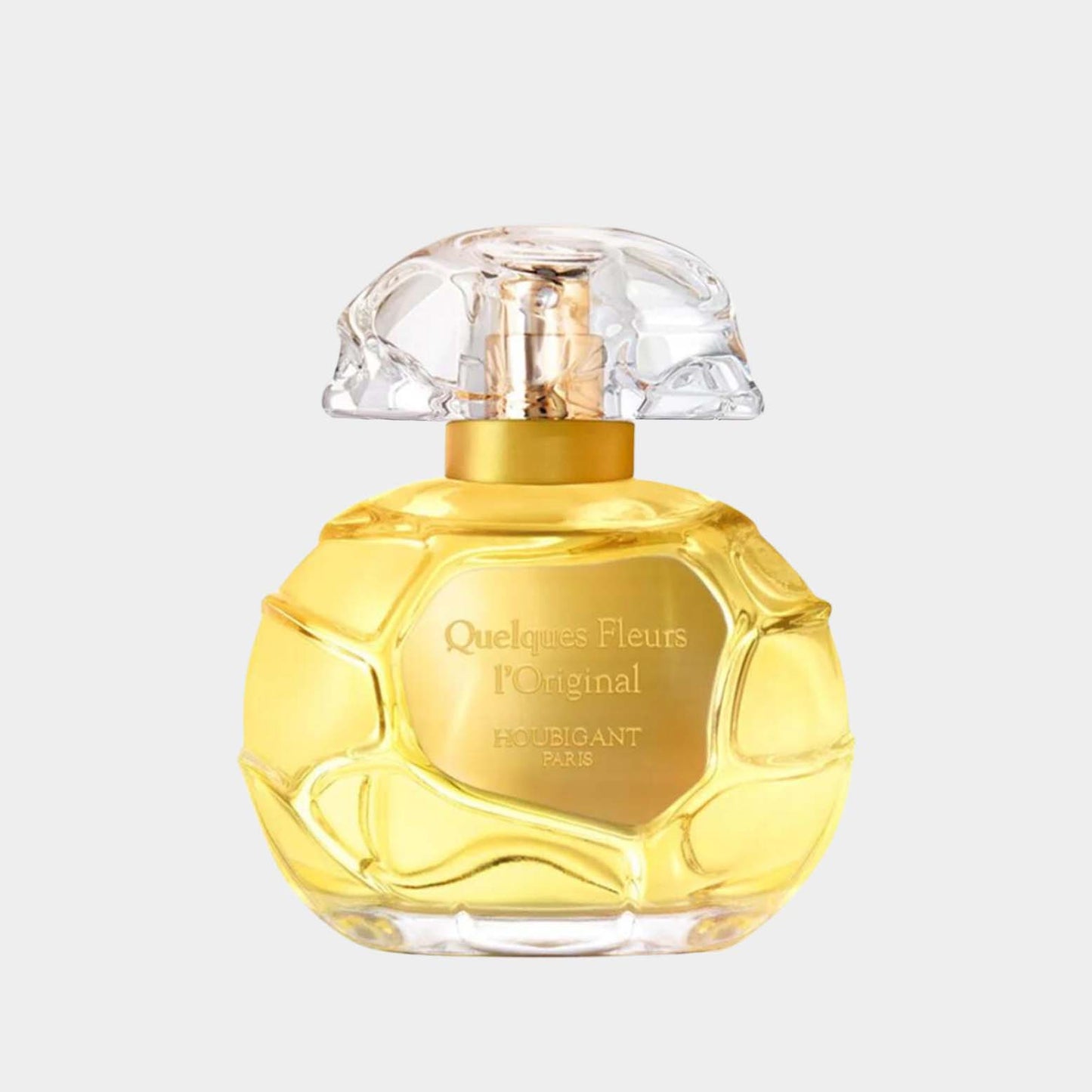 Kleine proefverpakking van Houbigant Quelques Fleurs l’Original, een verfijnde geur in een elegant flacon met een unieke, bloemige uitstraling. Perfect voor een korte kennismaking met deze klassieke parfum.