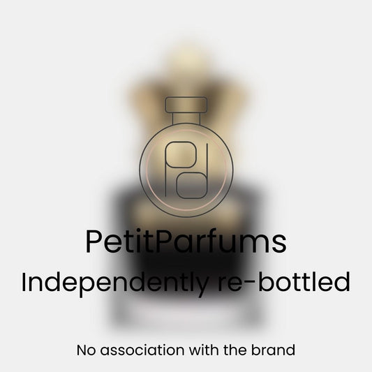 Monster van Scandal Le Parfum Pour Homme, een luxe geur voor mannen, gepresenteerd in een stijlvolle sampleverpakking. Deze onafhankelijke herspuiting biedt een nieuwe ervaring van deze verfijnde parfum.