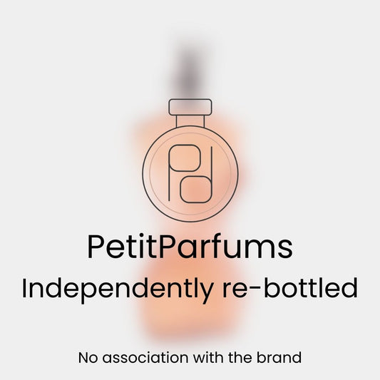 Voorbeeldflesje van Classique EDT, opnieuw gebotteld door PetitParfums, zonder associatie met het merk.