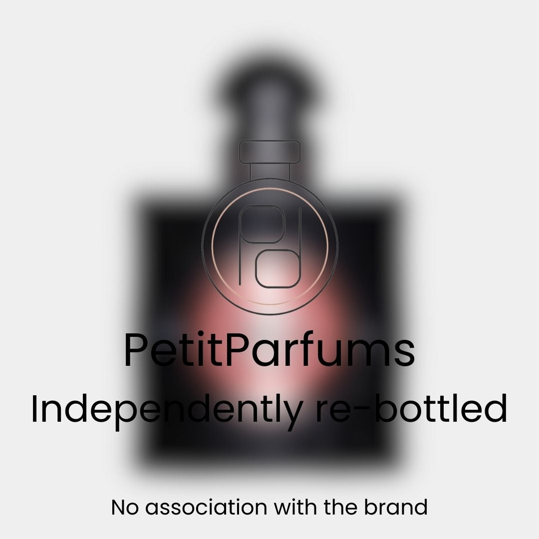 Black Opium EDP Sample in een elegant, zwart flacon met een verfijnde uitstraling. Dit parfum biedt een verleidelijke geurervaring zonder directe associatie met het merk.