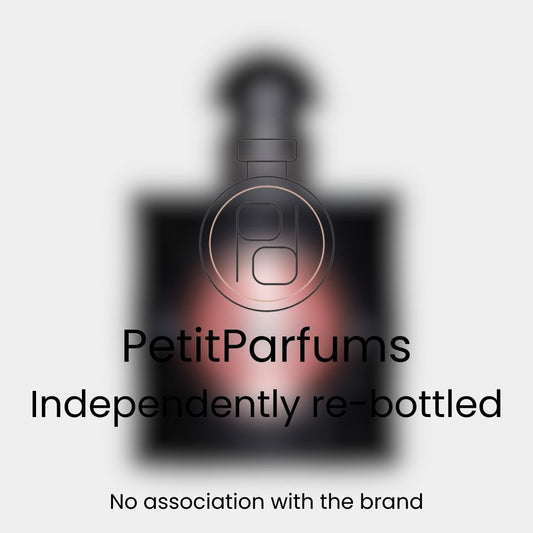 Black Opium EDP Sample in een elegant, zwart flacon met een verfijnde uitstraling. Dit parfum biedt een verleidelijke geurervaring zonder directe associatie met het merk.