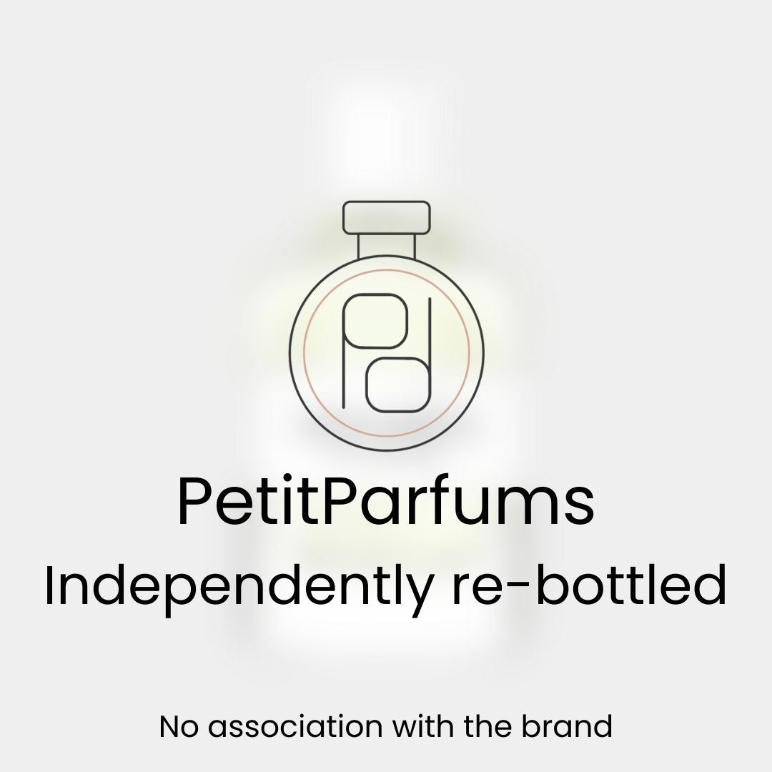 Gentleman EDT cologne sample in een elegant flesje, opnieuw gebotteld door PetitParfums, zonder associatie met het merk.