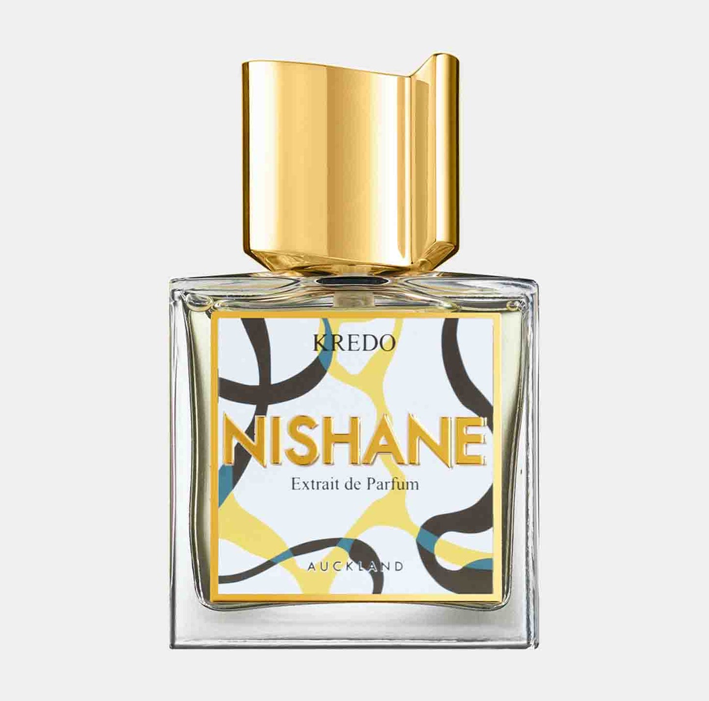 Nishane Kredo Sample is een verfijnde parfumtestfles met een speelse en moderne grafische verpakking. De flacon bevat een luxe parfumextract, ideaal voor ervaring van de geur.