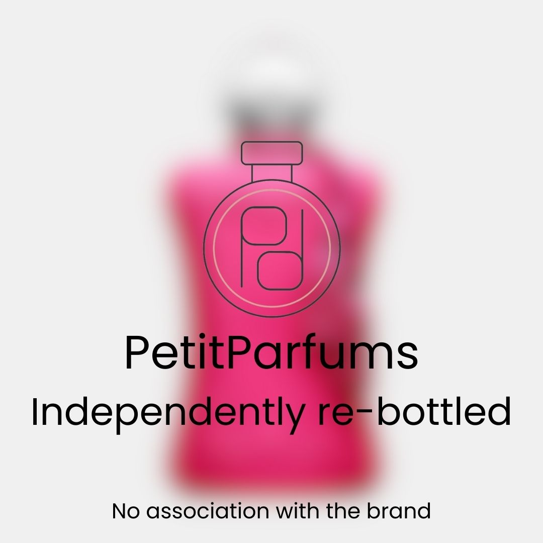 Oriana Sample van PetitParfums, een elegant en modern parfum in een opvallende roze fles. Onafhankelijk opnieuw verpakt zonder associatie met het merk.