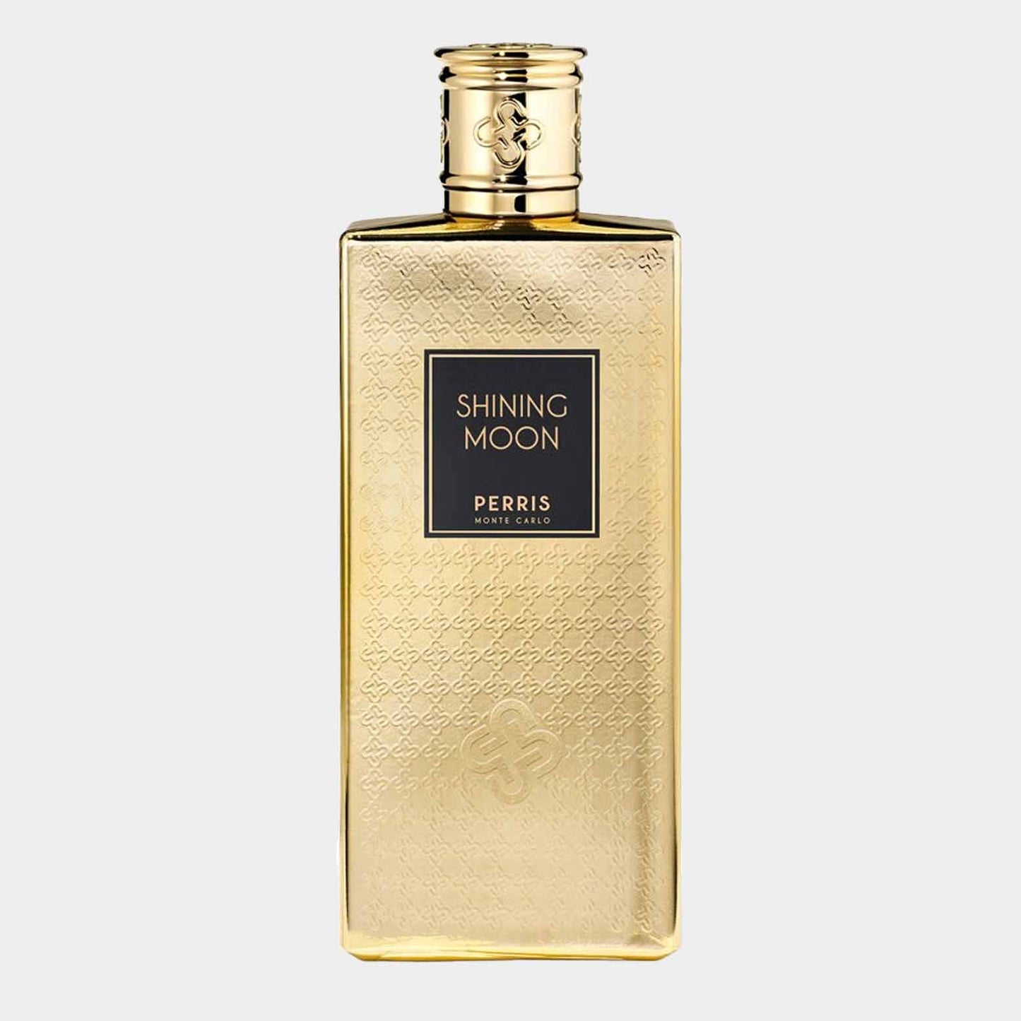 Perris Monte Carlo Shining Moon volle fles met een elegante, goudkleurige verpakking en een verfijnd ontwerp.