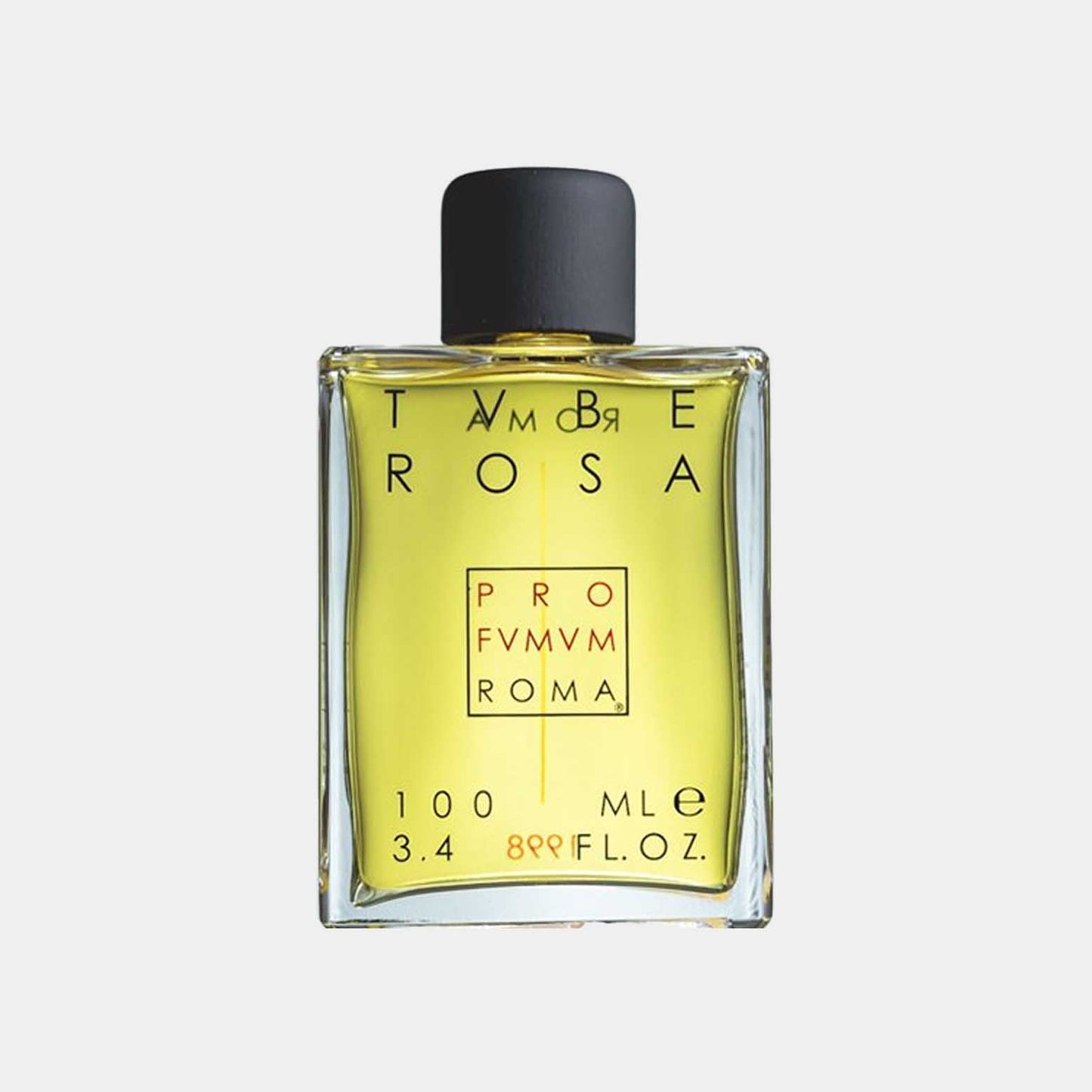 Profumum Roma Tuberosa Full bottle, een elegante geur in een transparante flacon van 100 ml met een minimalistisch ontwerp.