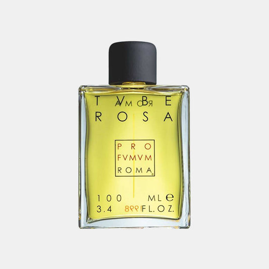 Profumum Roma Tuberosa Full bottle, een elegante geur in een transparante flacon van 100 ml met een minimalistisch ontwerp.