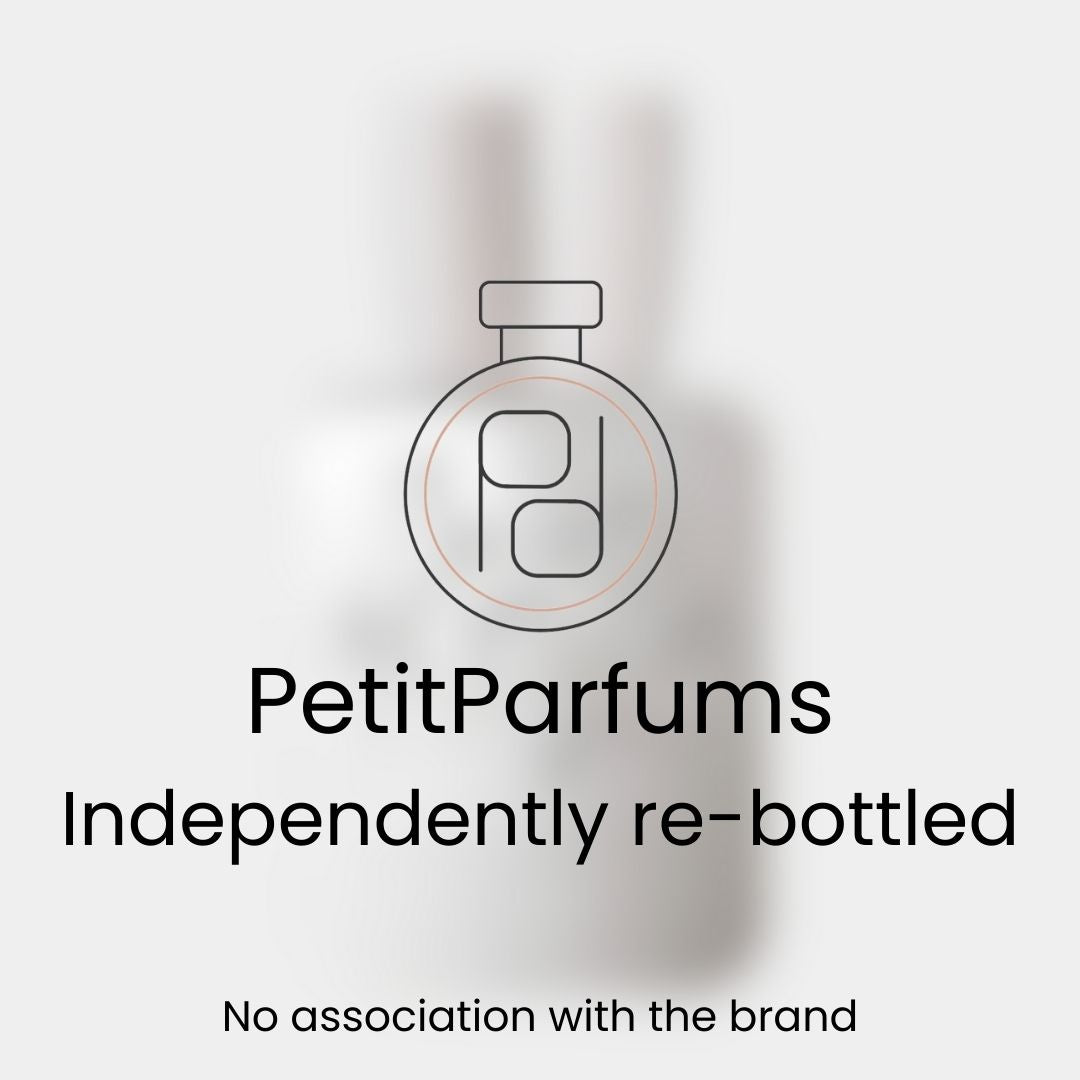 Pegasus Sample van PetitParfums in een transparante fles, opnieuw gebotteld en zonder associatie met het merk.