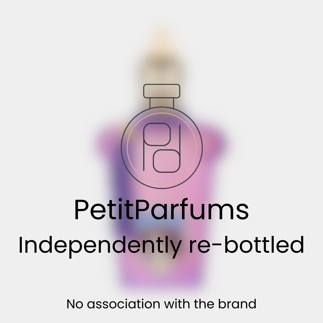 La Tosca Sample van PetitParfums is een elegant geurmonster, onafhankelijk herverpakt en zonder associatie met het originele merk. De fles heeft een stijlvol ontwerp met een luxe uitstraling.