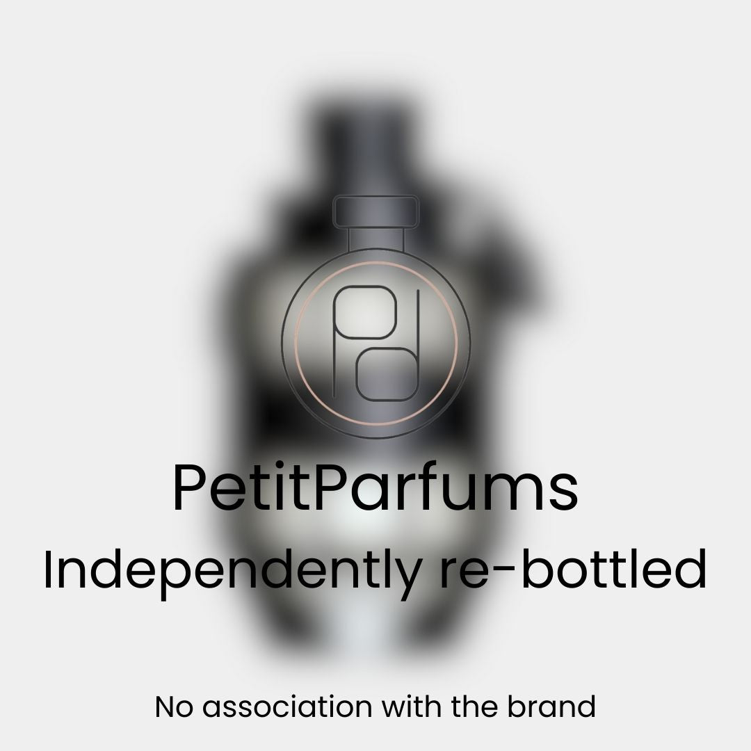 Spicebomb Sample in een opnieuw verpakte fles van PetitParfums, zonder associatie met het merk.