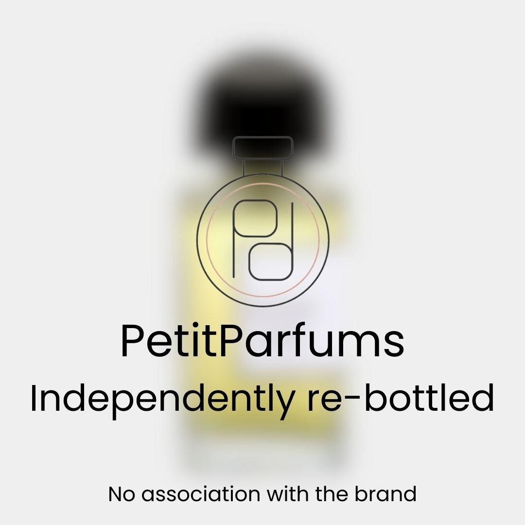 **Alt tag:** Pas Ce Soir Sample van PetitParfums, een elegant parfummonster in een herverpakt flesje, zonder associatie met het merk.