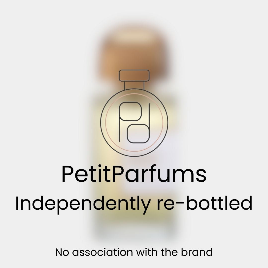 Tubereuse Imperiale Sample van PetitParfums, in een elegant gerecycleerd flesje zonder merkverbinding.