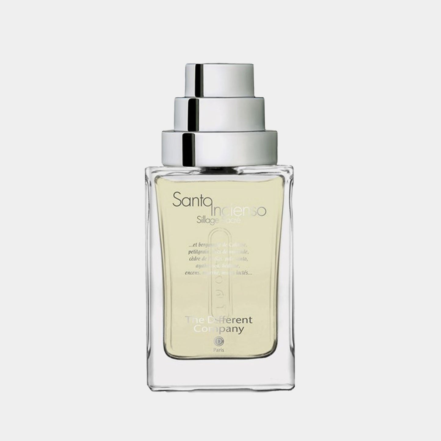 The perfume The Different Company Santo Incienso, sillage sacré.