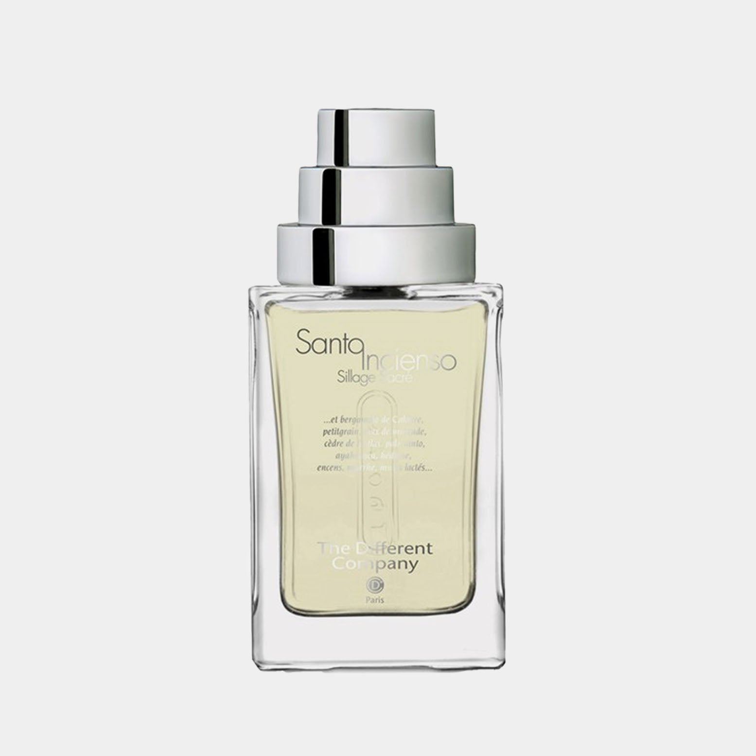 The perfume The Different Company Santo Incienso, sillage sacré.