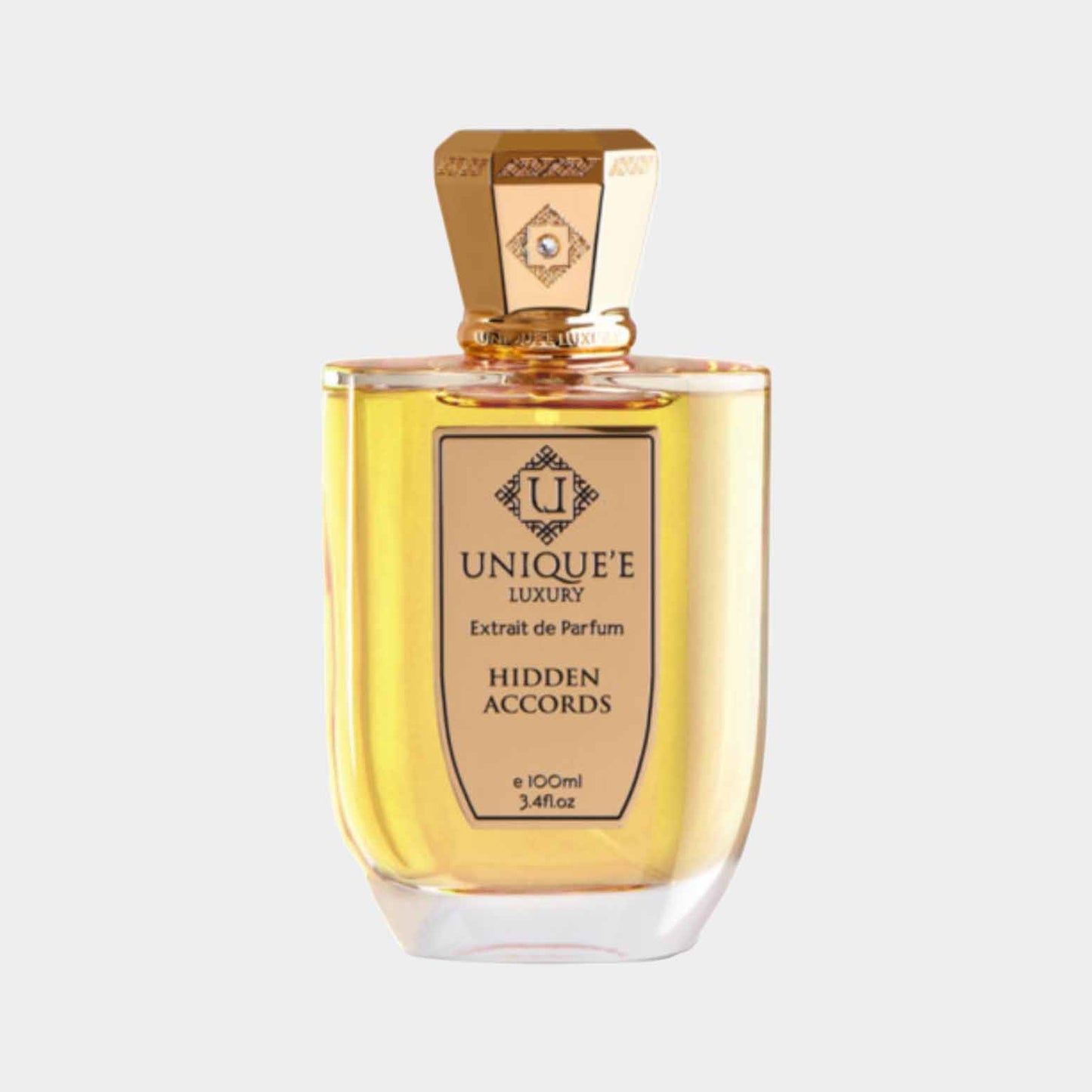 Unieke Luxury Hidden Accords Sample, een verfijnde parfum in een elegante flacon van 100 ml, met een luxe uitstraling en rijke geur. Geschikt voor liefhebbers van exclusieve geuren.
