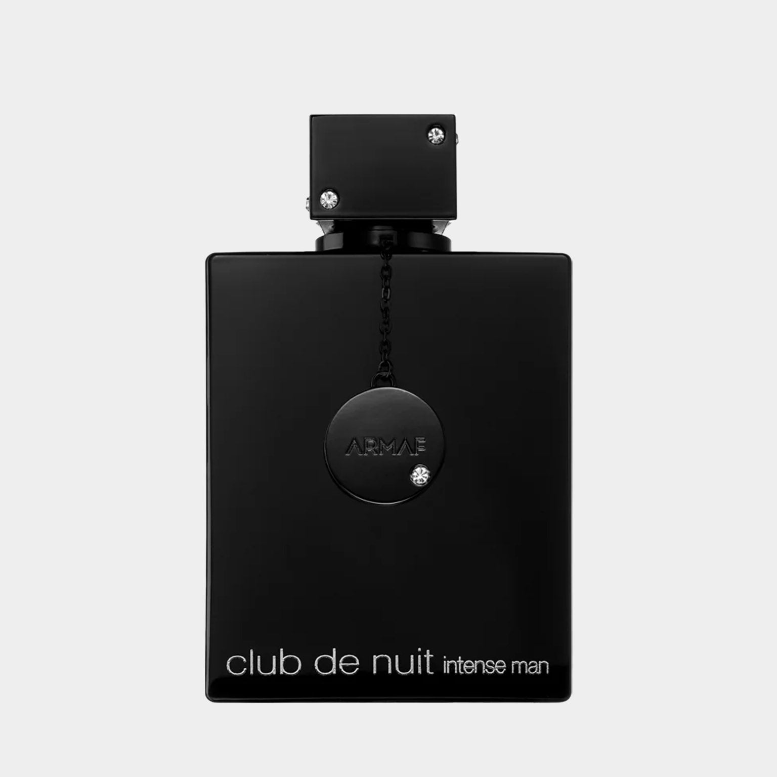 Armaf Club de Nuit Intense Man Parfum Sample in a elegante zwarte flacon met een strakke uitstraling.