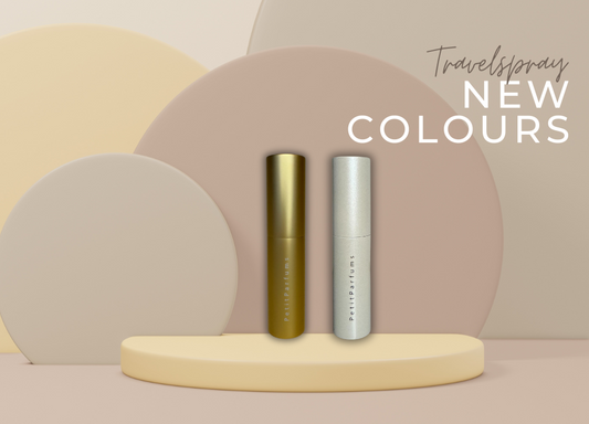 NEW: Pearly White and Matte Gold Travelsprays!